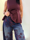 Jeans floreale