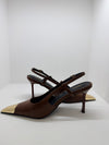 Scarpa Slingback punta oro