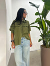 Camicia Lino Ruches
