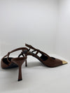Scarpa Slingback punta oro